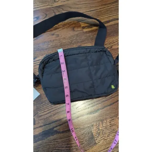 Lou & Grey Black Quilted Belt Bag NWT - Picture 5 of 5